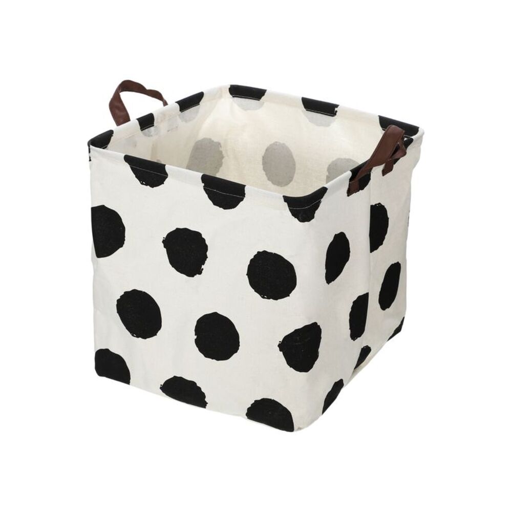 1 Pc 30L Foldable Square Laundry Basket for Laundry Room Black